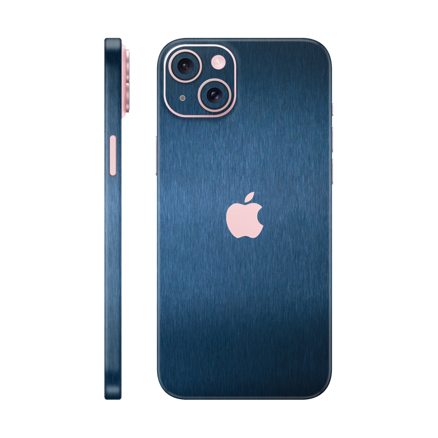 Skin iPhone 15 Plus, Metallic 3D Blue