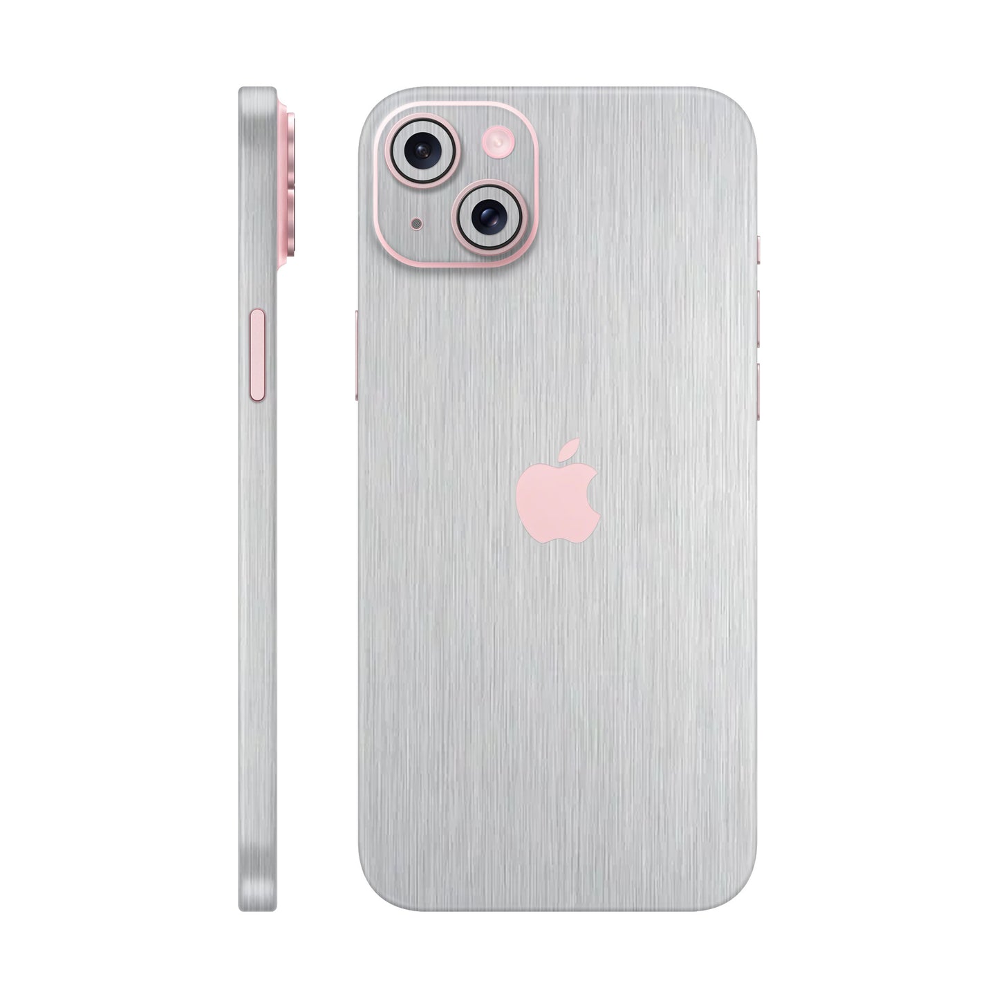 Skin iPhone 15 Plus, Metallic 3D Gray