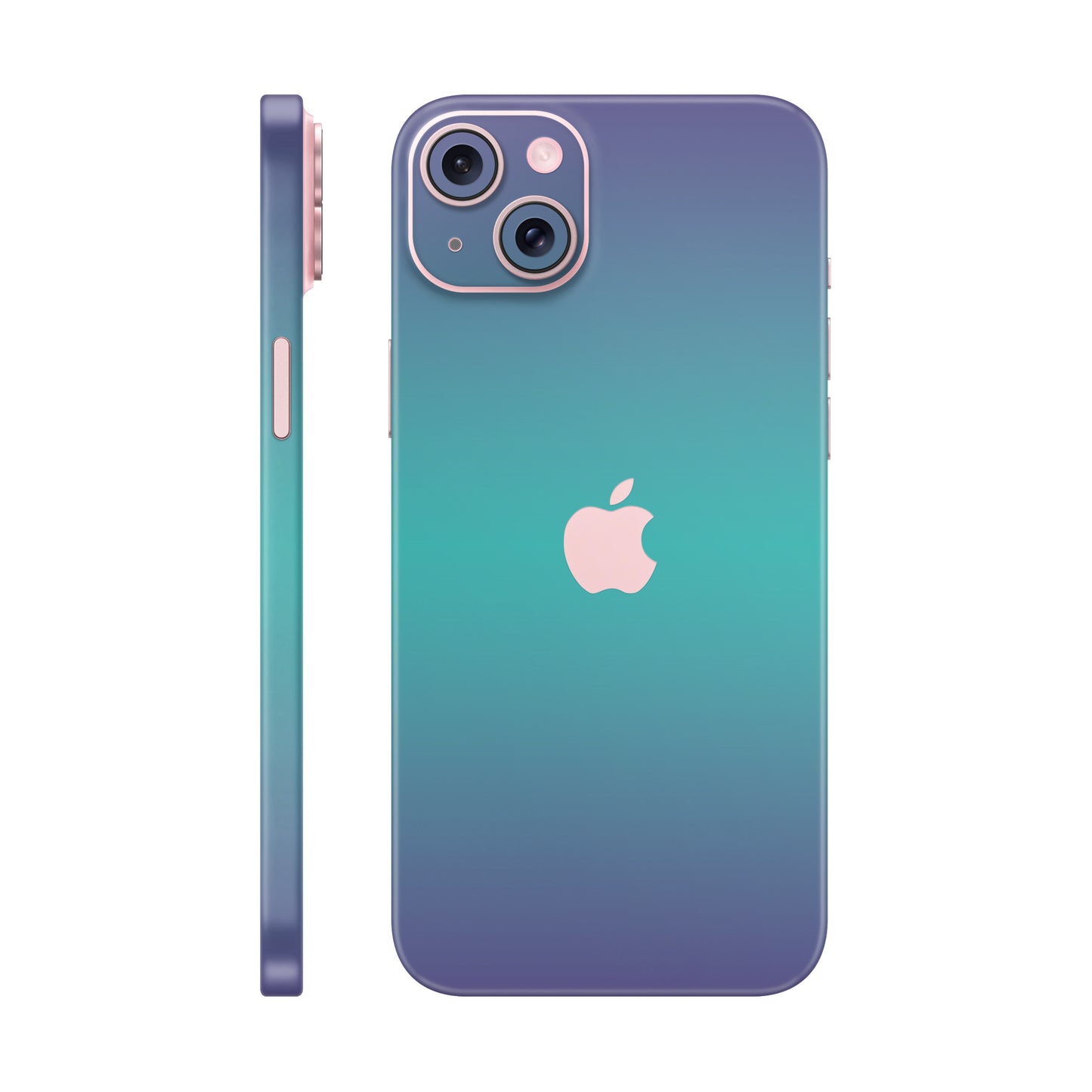 Skin iPhone 15 Plus, Chameleon Turquoise - Lavender