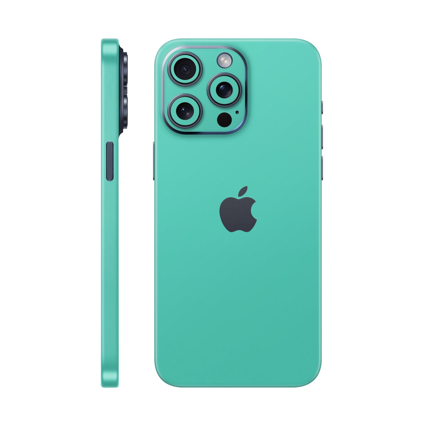 Folie de protectie iPhone 15 Pro Max, eSkins Unique, Skin Mat Verde Menta