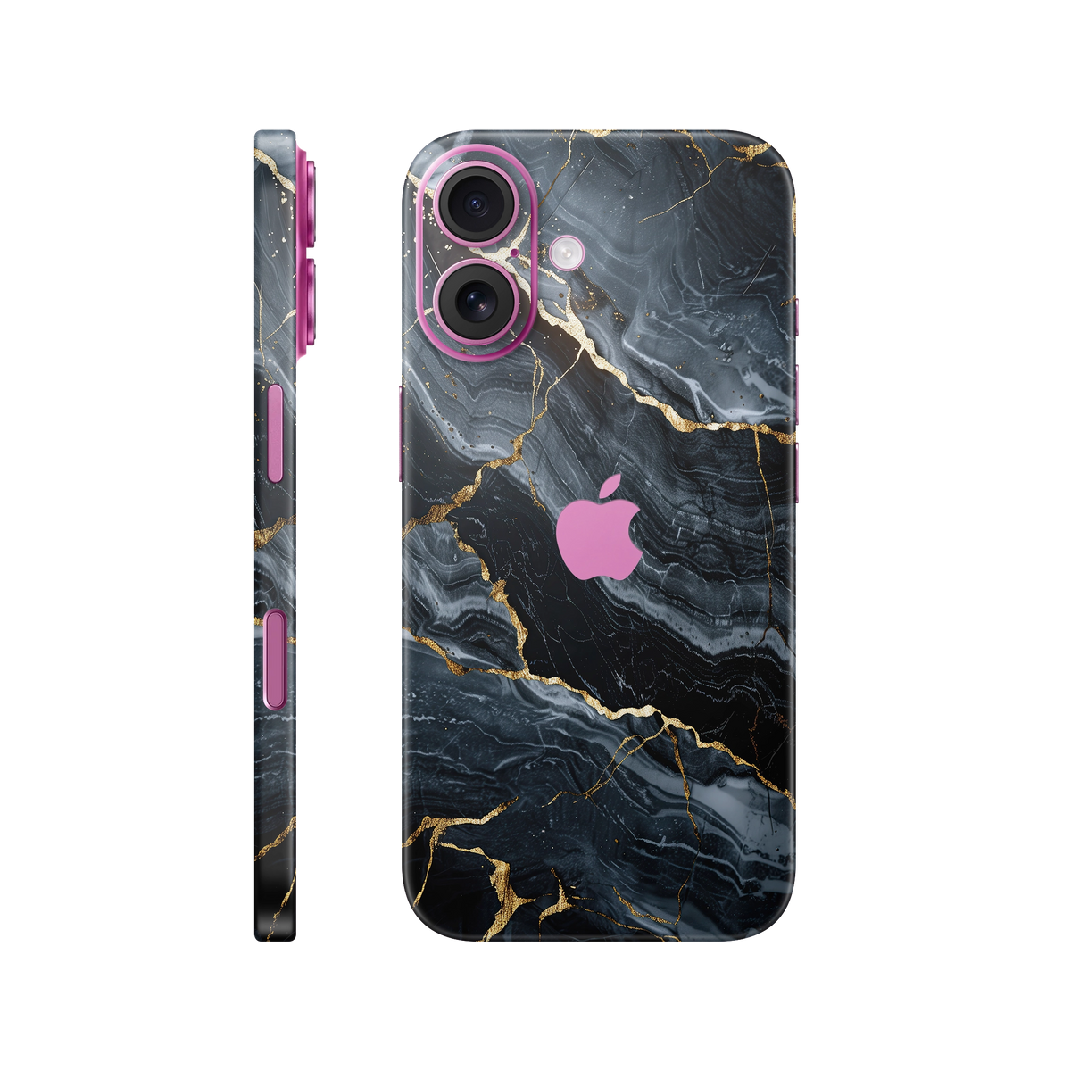 Folie de protectie pentru iPhone 16, eSkins Signature, Skin Gilded Abyss