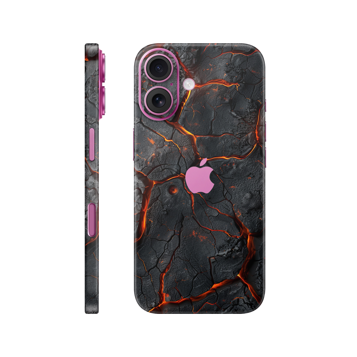 Folie de protectie pentru iPhone 16, eSkins Signature, Skin Inferno Crust
