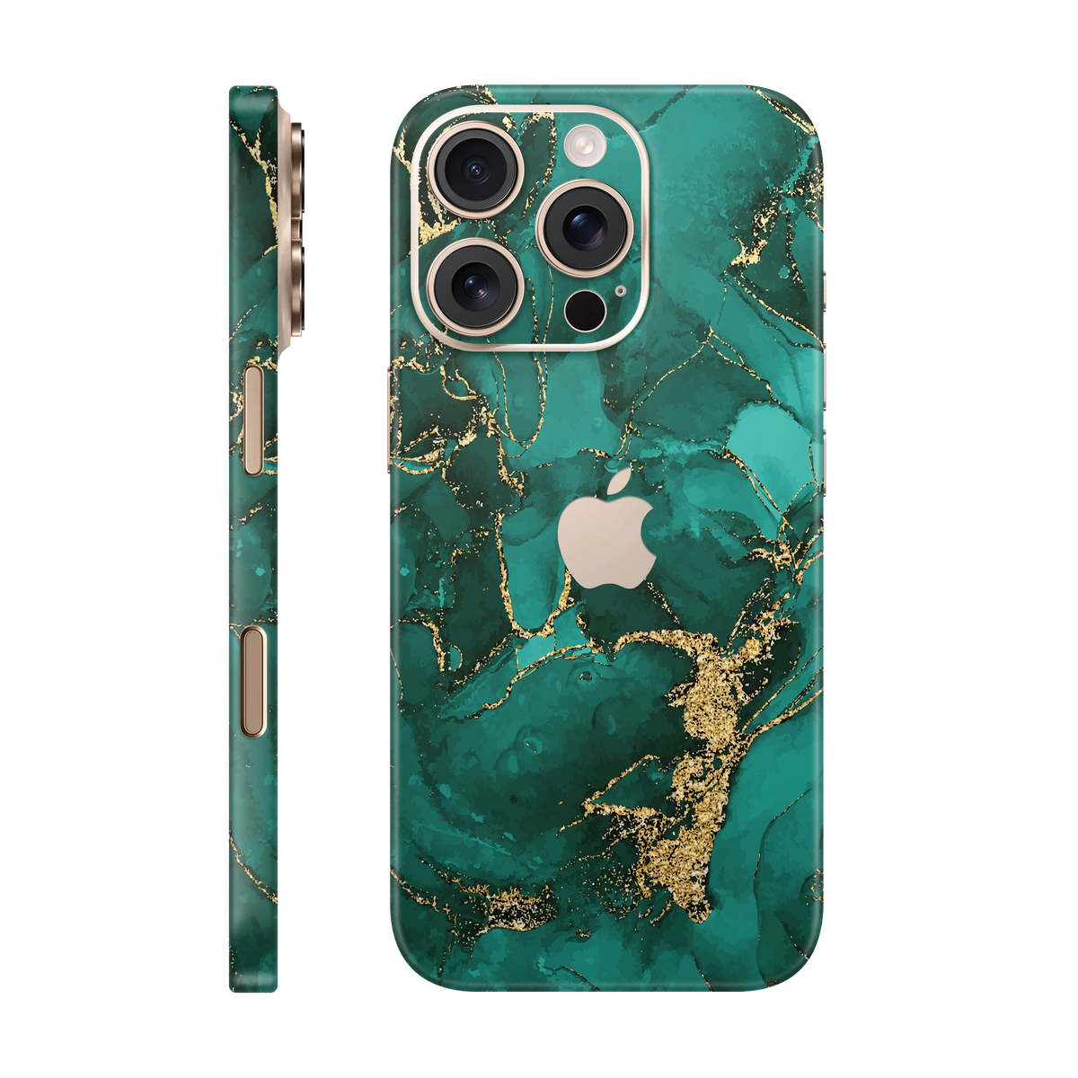 Folie de protectie pentru iPhone 16 Pro Max, eSkins Signature, Skin Ethereal Green