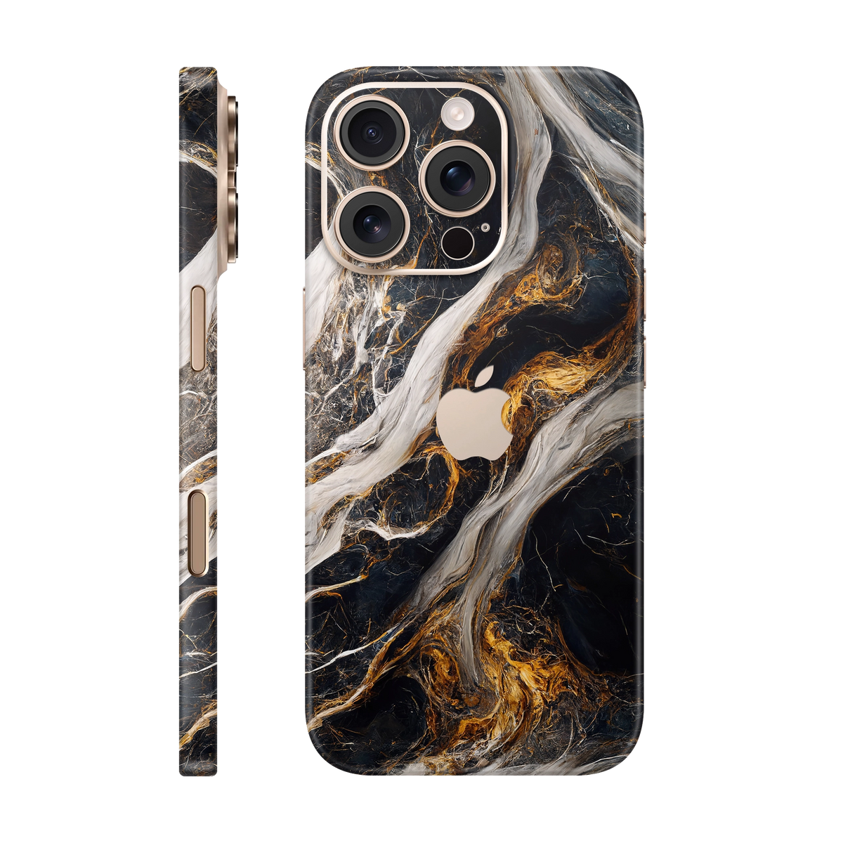 Folie de protectie pentru iPhone 16 Pro Max, eSkins Signature, Skin Luxe Nebula