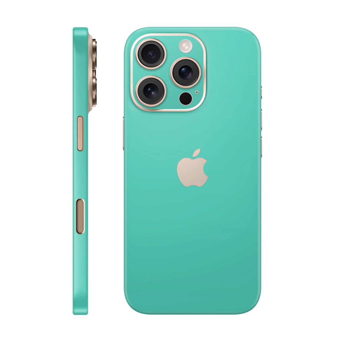 Folie de protectie pentru iPhone 16 Pro Max, eSkins Unique, Skin Mat Verde Menta