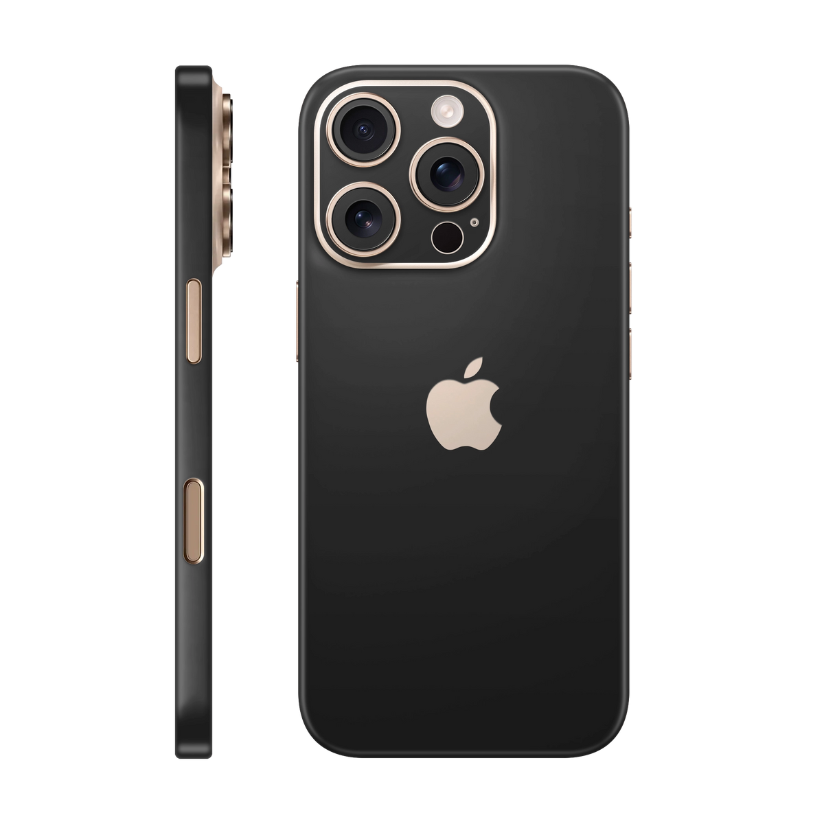Folie de protectie pentru iPhone 16 Pro Max, eSkins Unique, Skin Mat Negru
