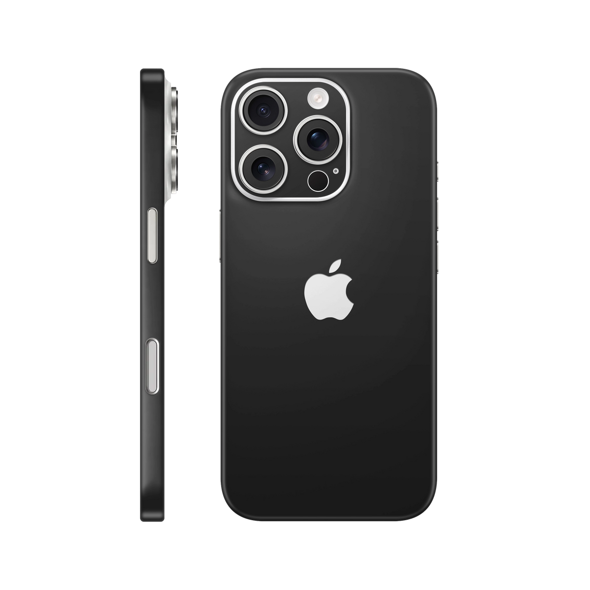 Folie de protectie pentru iPhone 16 Pro, eSkins Unique, Skin Mat Negru
