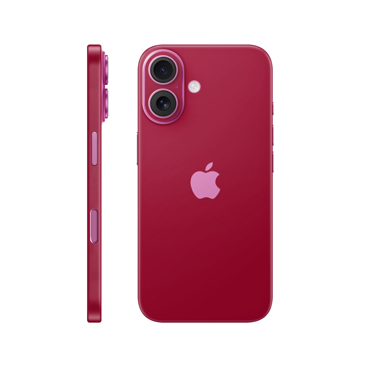 Folie de protectie pentru iPhone 16, eSkins Unique, Skin Mat Rosu