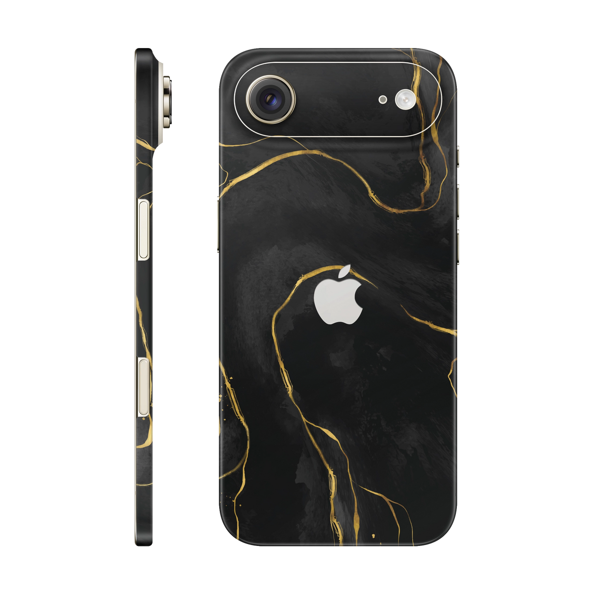 Folie de protectie pentru iPhone 17 Air, eSkins Signature, Skin Golden Onyx