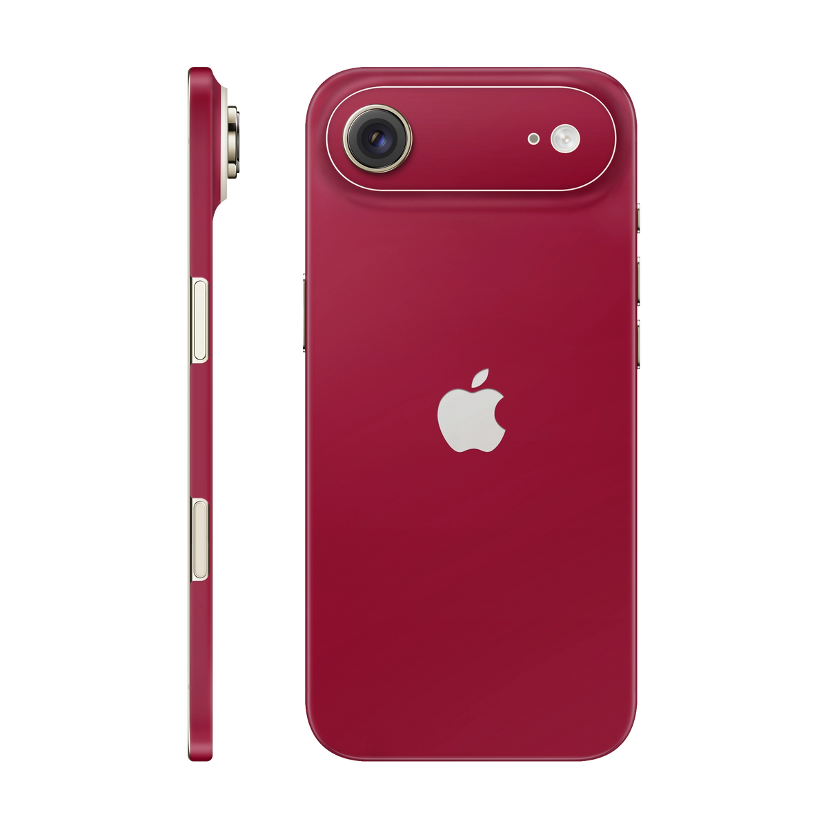Folie de protectie pentru iPhone 17 Air, eSkins Unique, Skin Mat Rosu