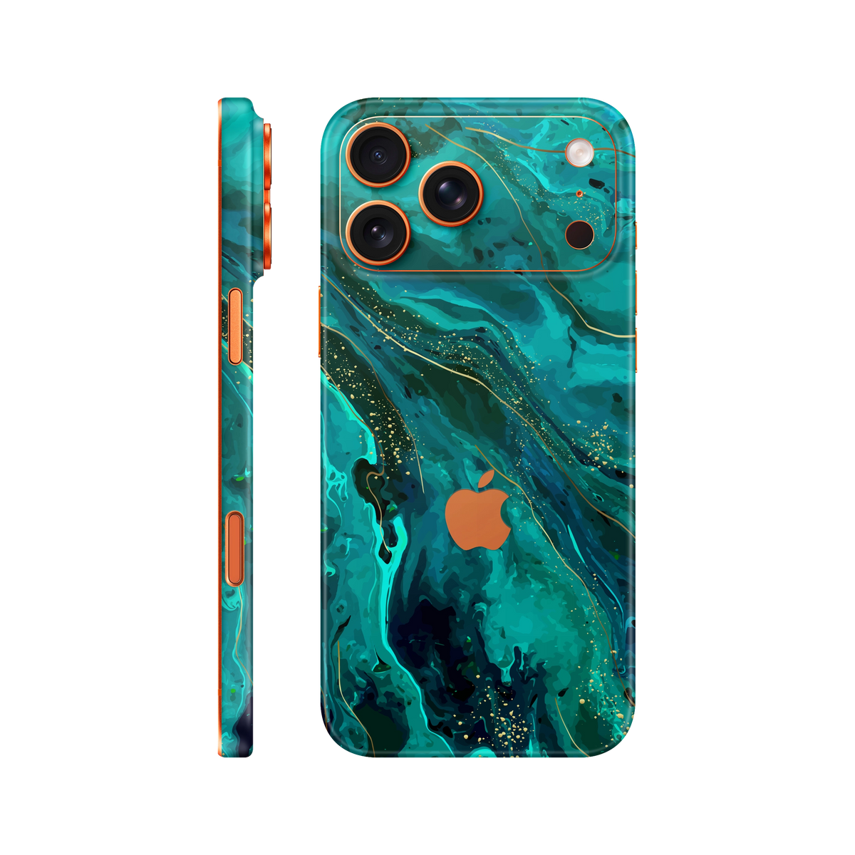 Folie de protectie pentru iPhone 17 Pro, eSkins Signature, Skin Celestial Lagoon
