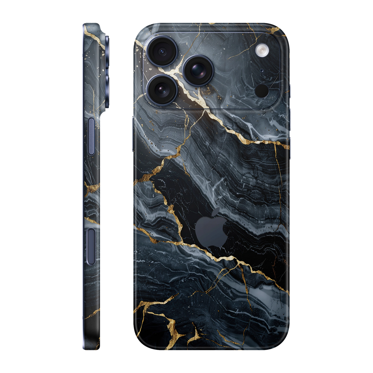 Folie de protectie pentru iPhone 17 Pro Max, eSkins Signature, Skin Gilded Abyss