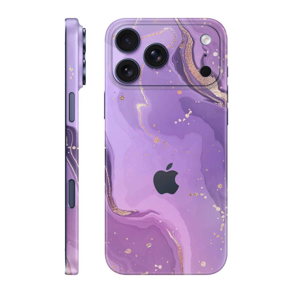 Folie de protectie pentru iPhone 17 Pro Max, eSkins Signature, Skin Lavender Swirl