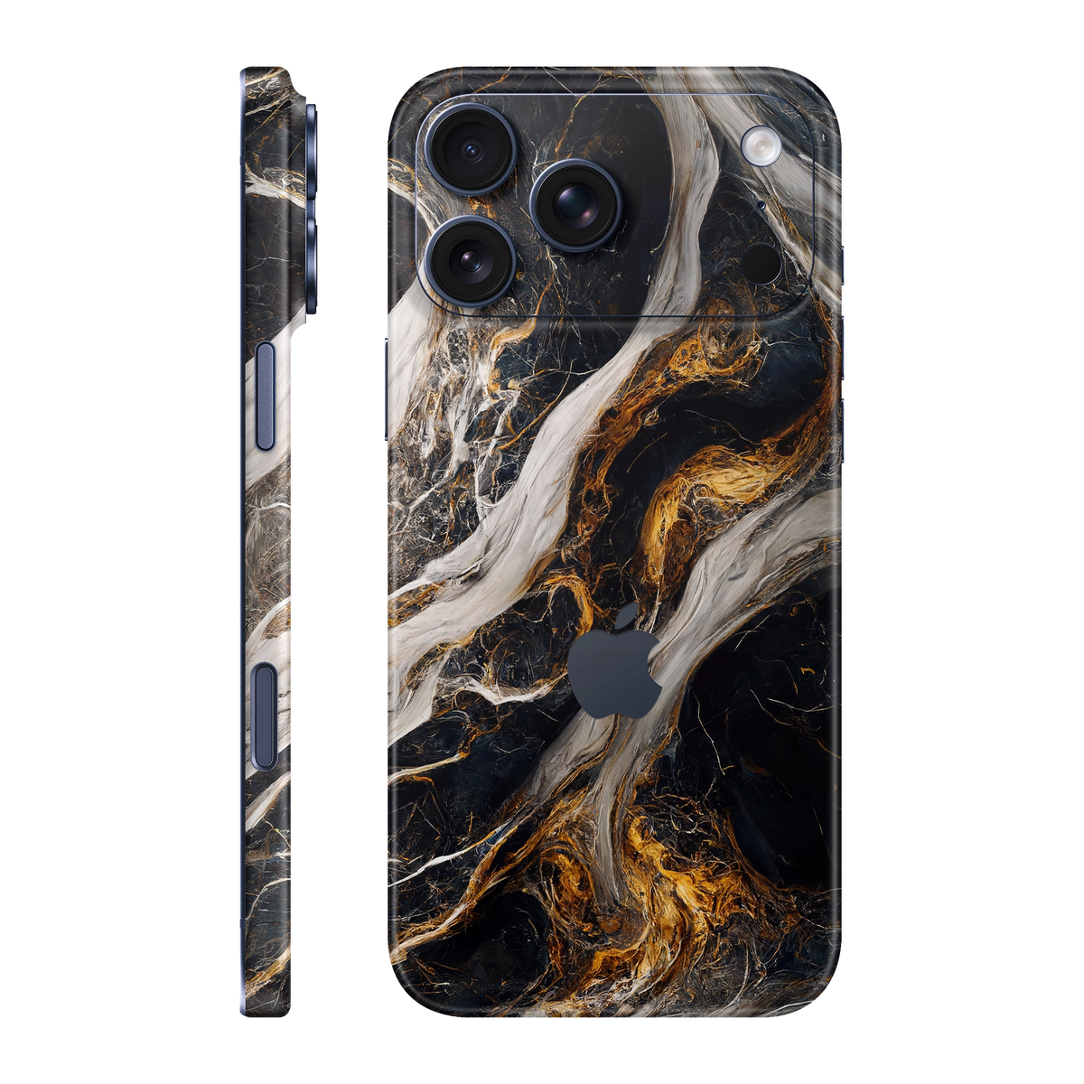 Folie de protectie pentru iPhone 17 Pro Max, eSkins Signature, Skin Luxe Nebula