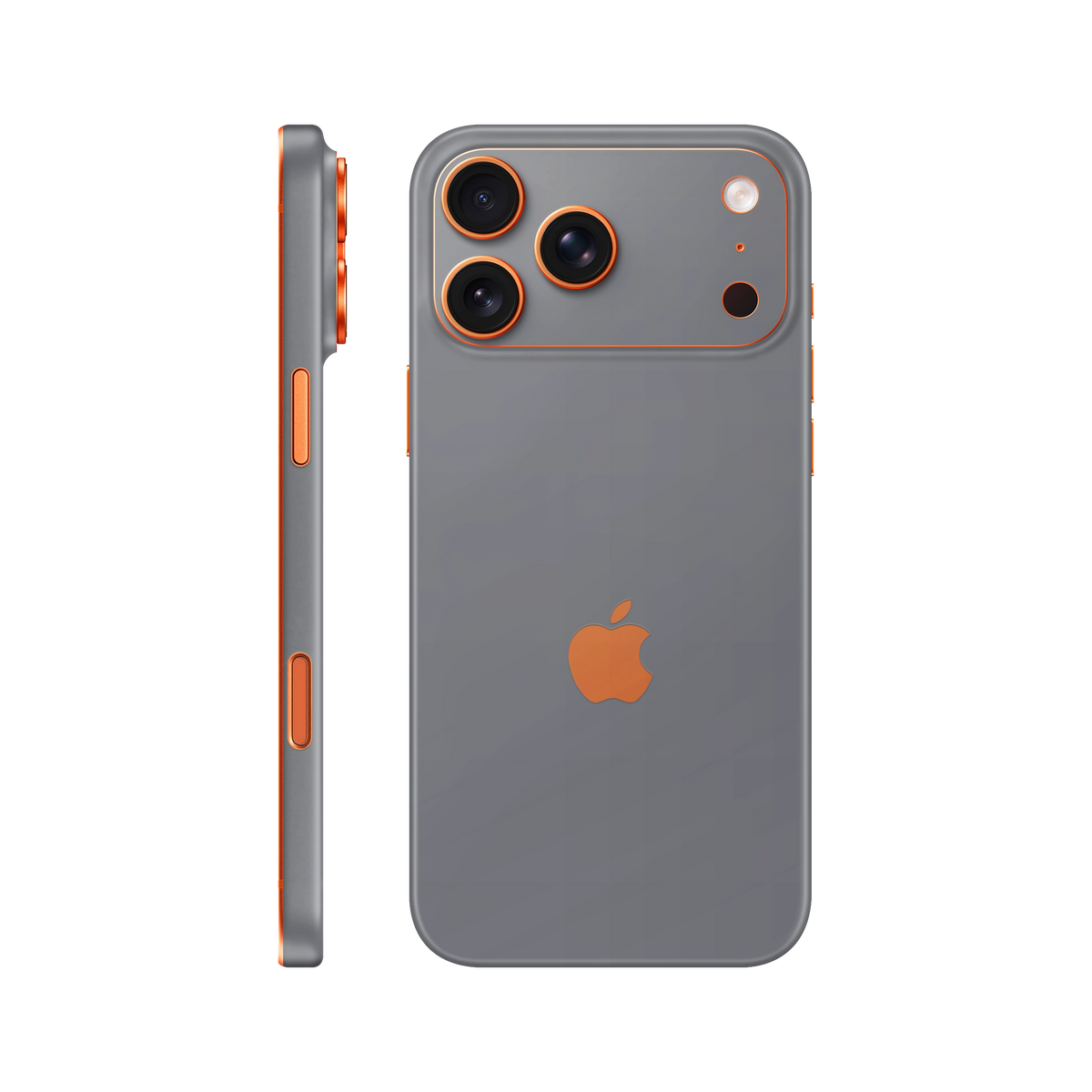 Folie de protectie pentru iPhone 17 Pro, eSkins Unique, Skin Mat Gri