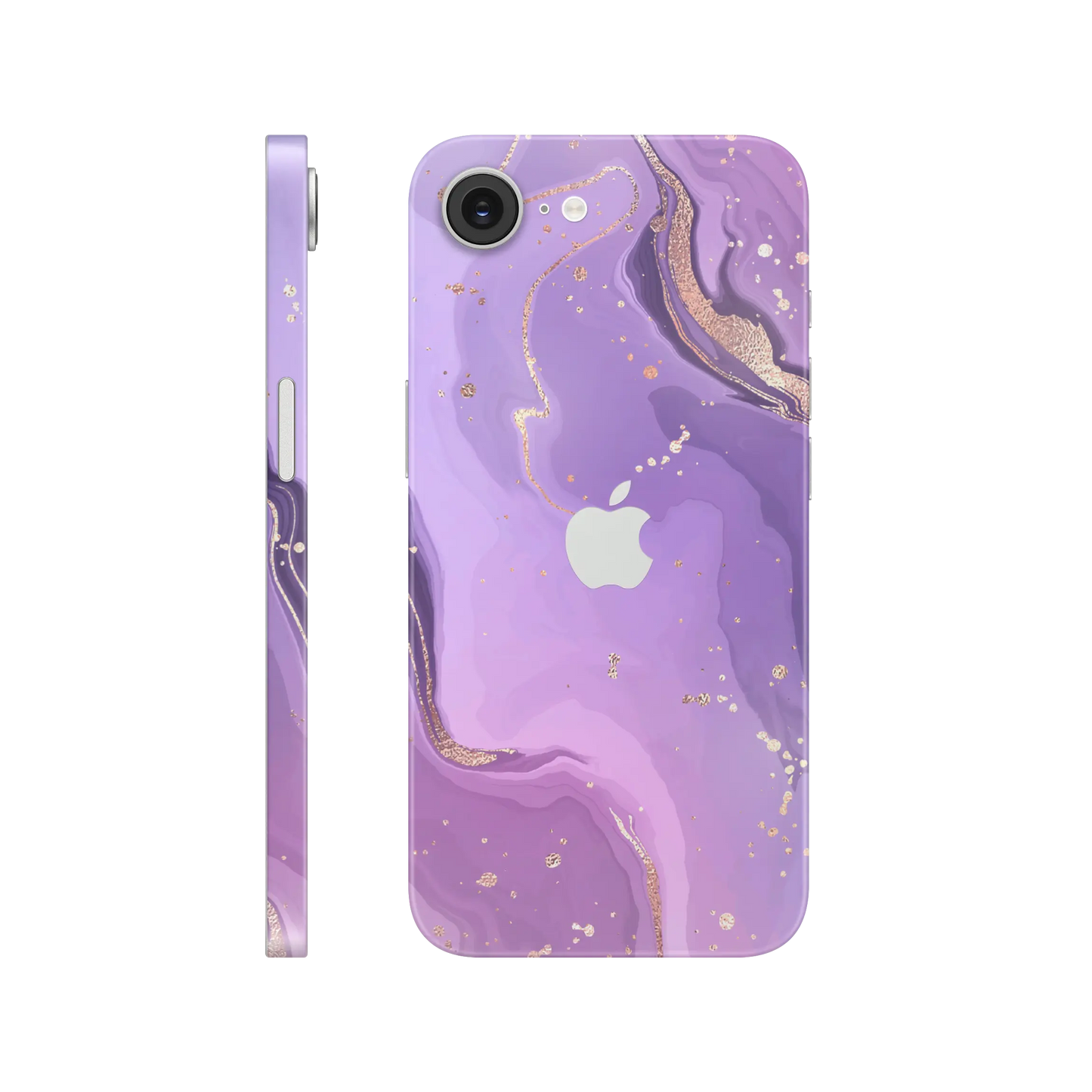 Folie de protectie iPhone 17e, eSkins Signature, Skin Lavender Swirl