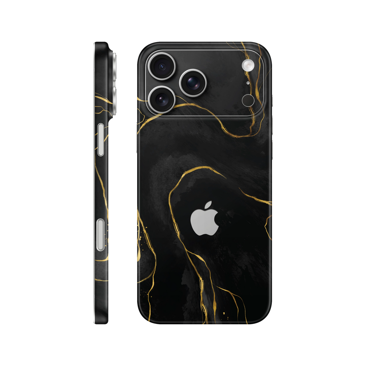 Folie de protectie pentru iPhone 18 Pro, eSkins Signature, Skin Golden Onyx