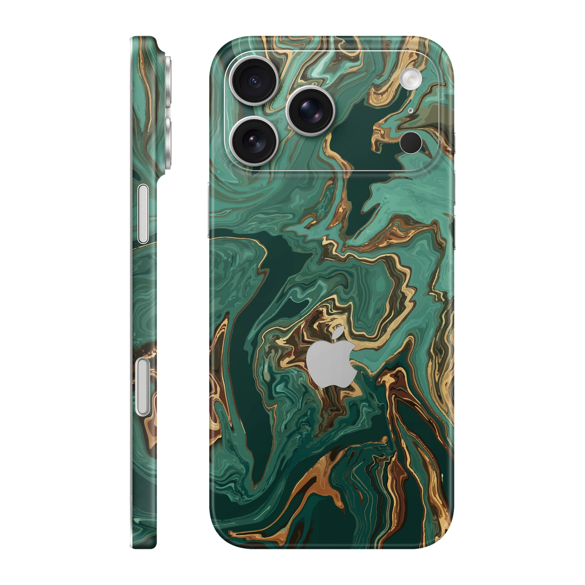 Folie de protectie pentru iPhone 18 Pro Max, eSkins Signature, Skin Emerald Flow