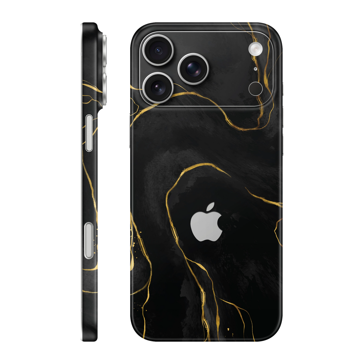Folie de protectie pentru iPhone 18 Pro Max, eSkins Signature, Skin Golden Onyx