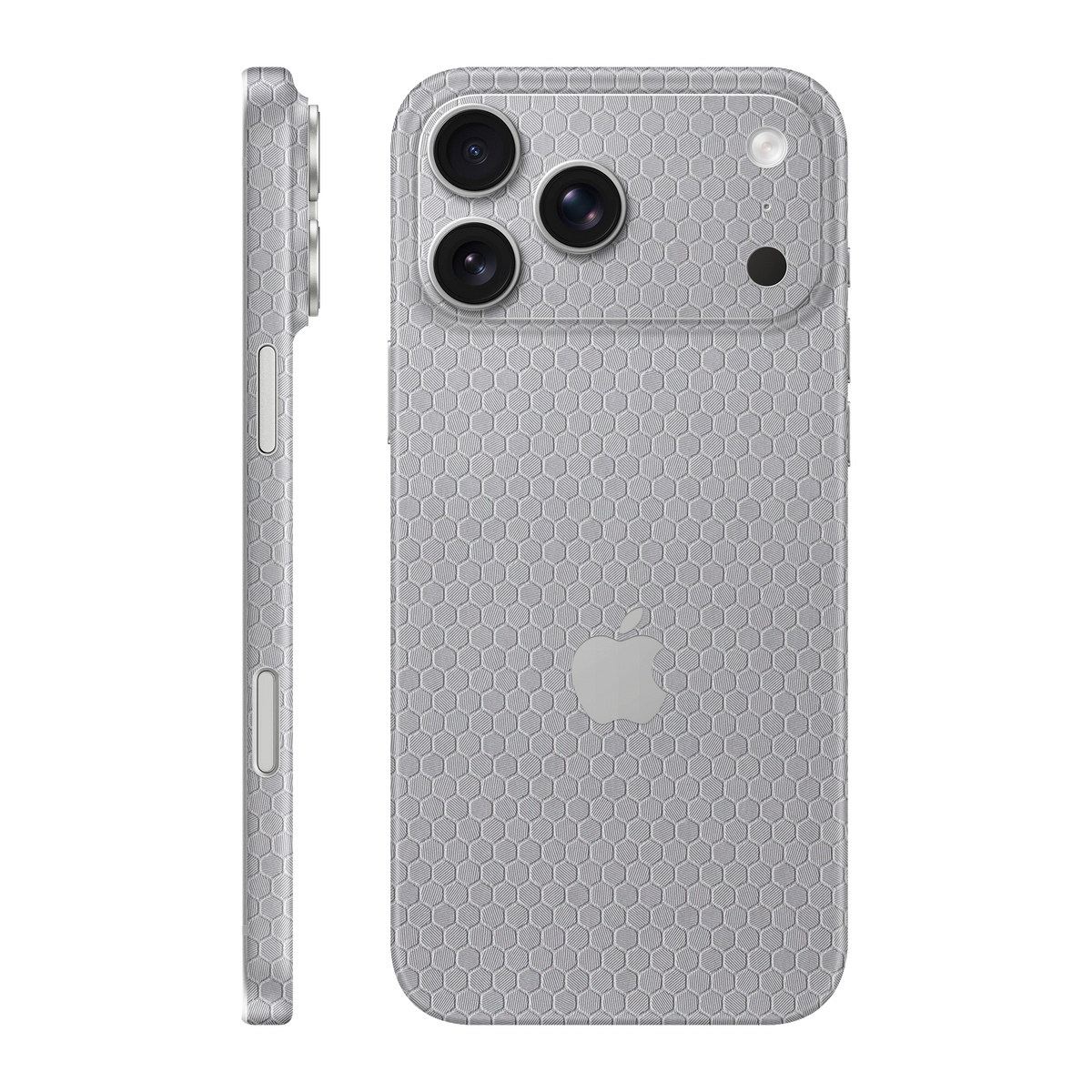 Folie de protectie pentru iPhone 18 Pro Max, eSkins Elegans, Skin Honeycomb Gri