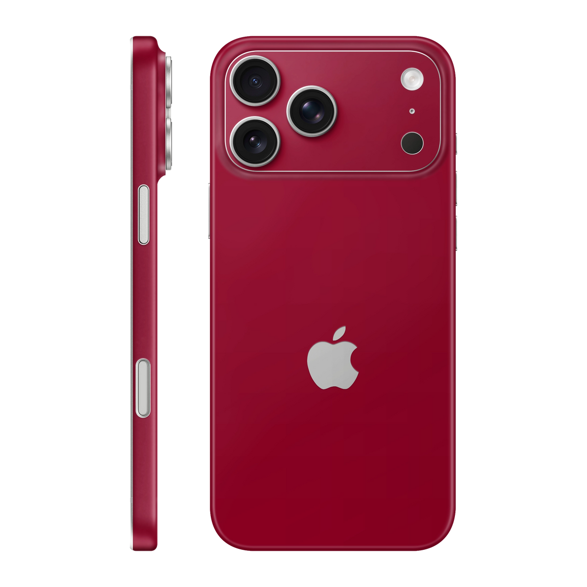Folie de protectie pentru iPhone 18 Pro Max, eSkins Unique, Skin Mat Rosu