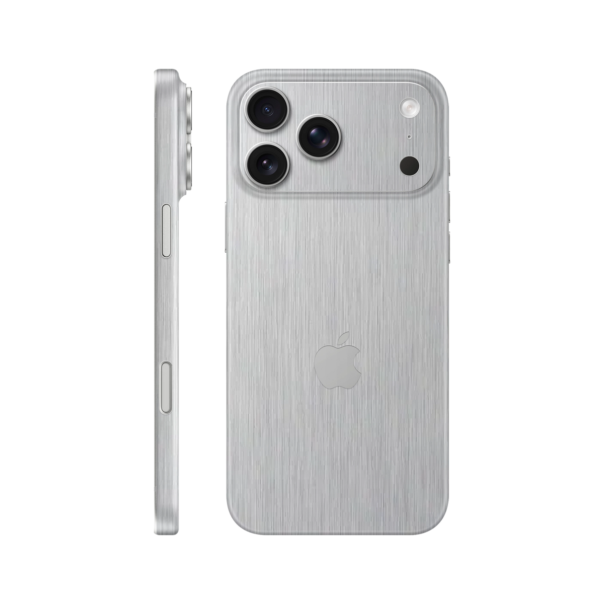 Folie de protectie pentru iPhone 18 Pro, eSkins Elegans, Skin Metalic Gri