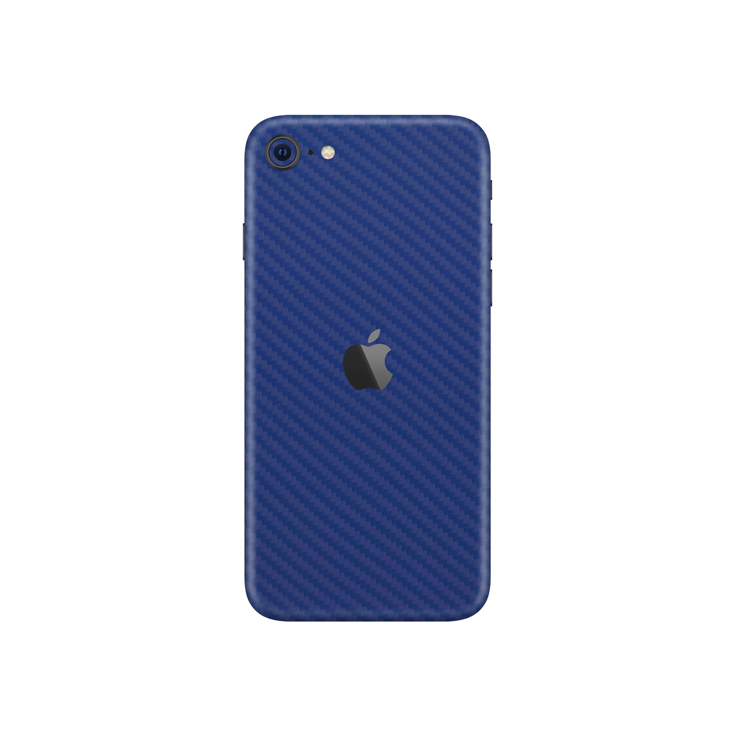 Skin iPhone SE 2020, Carbon 3D Blue