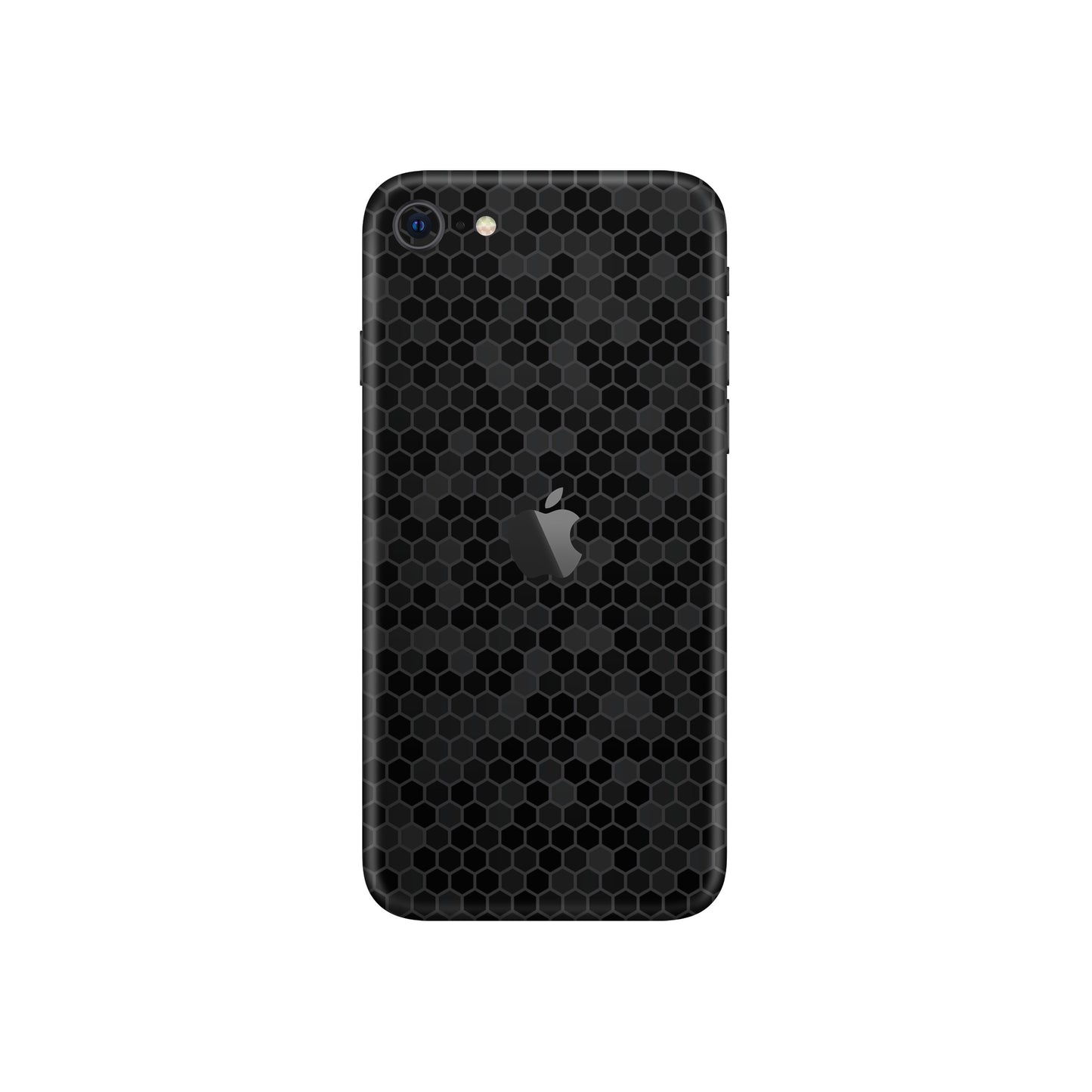 Skin iPhone SE 2020, Honeycomb 3D Black