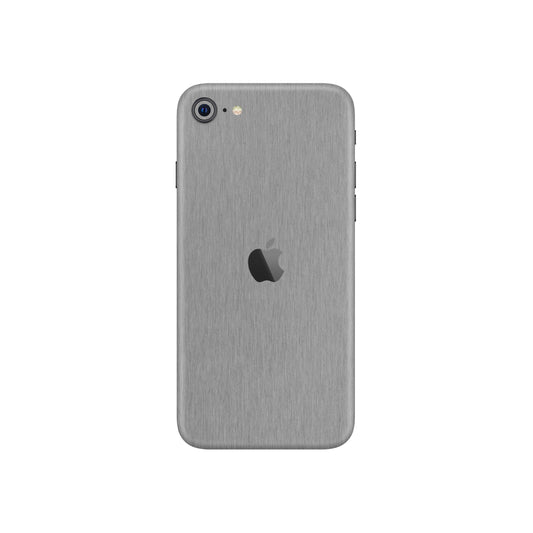 Folie de protectie iPhone SE 2020, eSkins Elegans, Skin Metalic Grafit