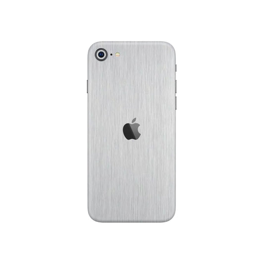 Folie de protectie iPhone SE 2020, eSkins Elegans, Skin Metalic Gri