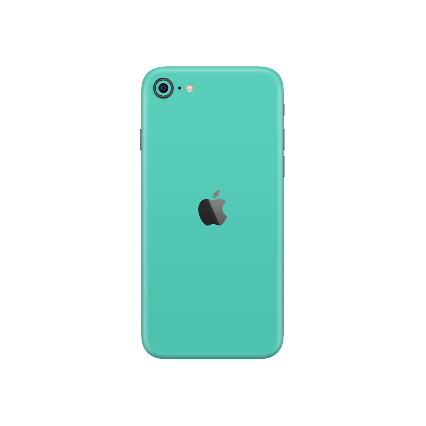 Folie de protectie iPhone SE 2020, eSkins Unique, Skin Mat Verde Menta