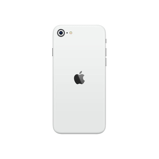 Folie de protectie iPhone SE 2020, eSkins Unique, Skin Mat Alb