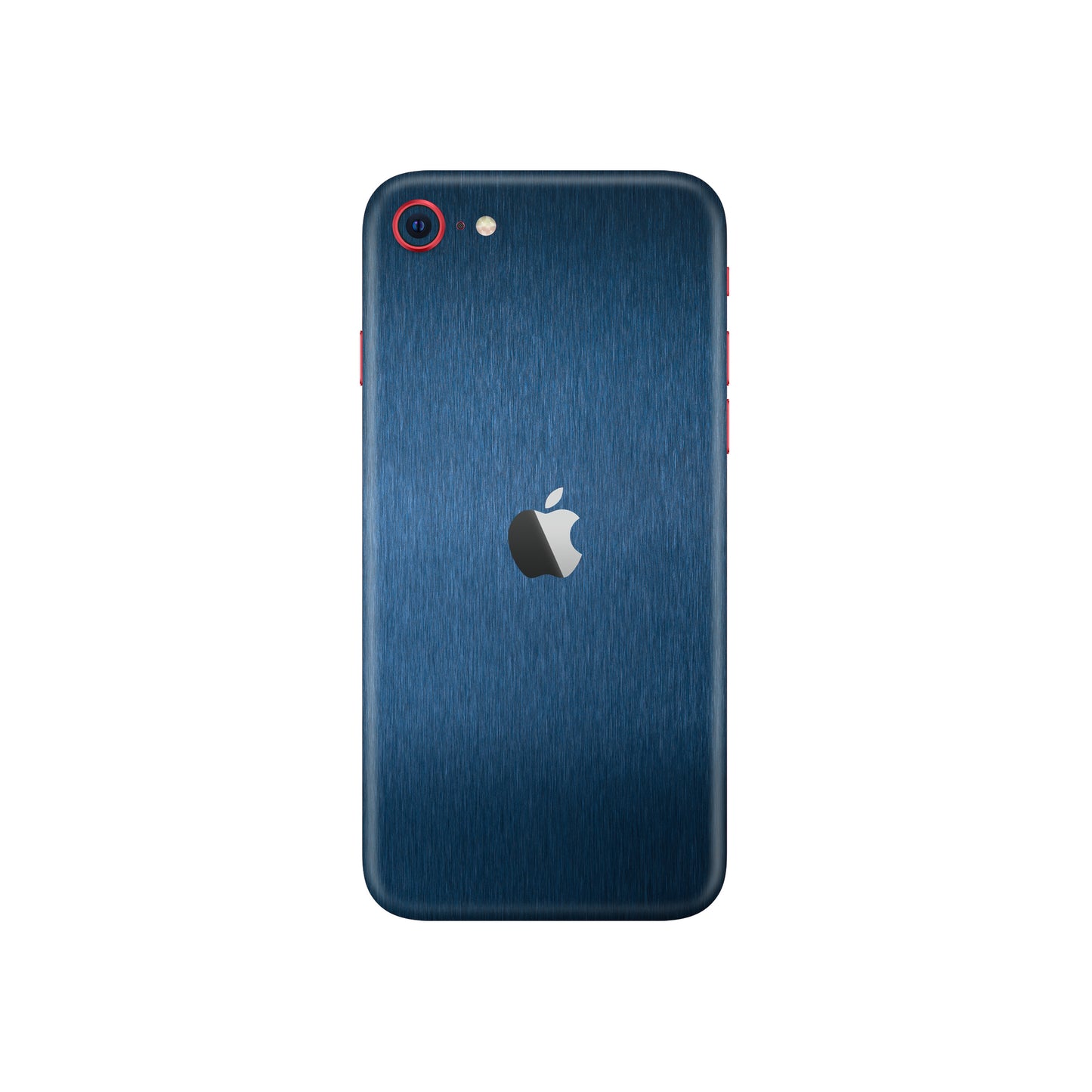 Skin iPhone SE 2022, Metallic 3D Blue