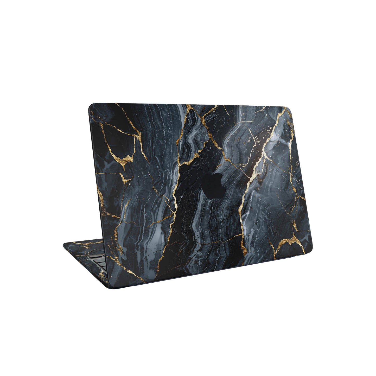 Folie de protectie MacBook Air 13.6" M2 (2022), eSkins Signature, Skin Gilded Abyss