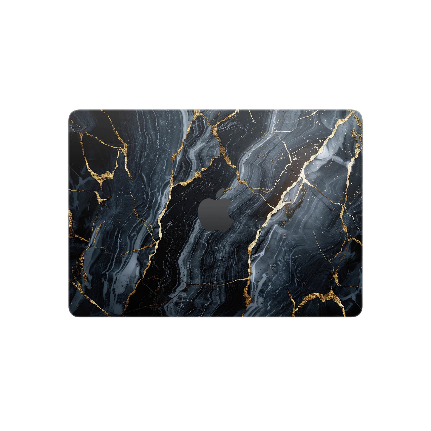 Folie de protectie MacBook Air 13.6" M2 (2022), eSkins Signature, Skin Gilded Abyss