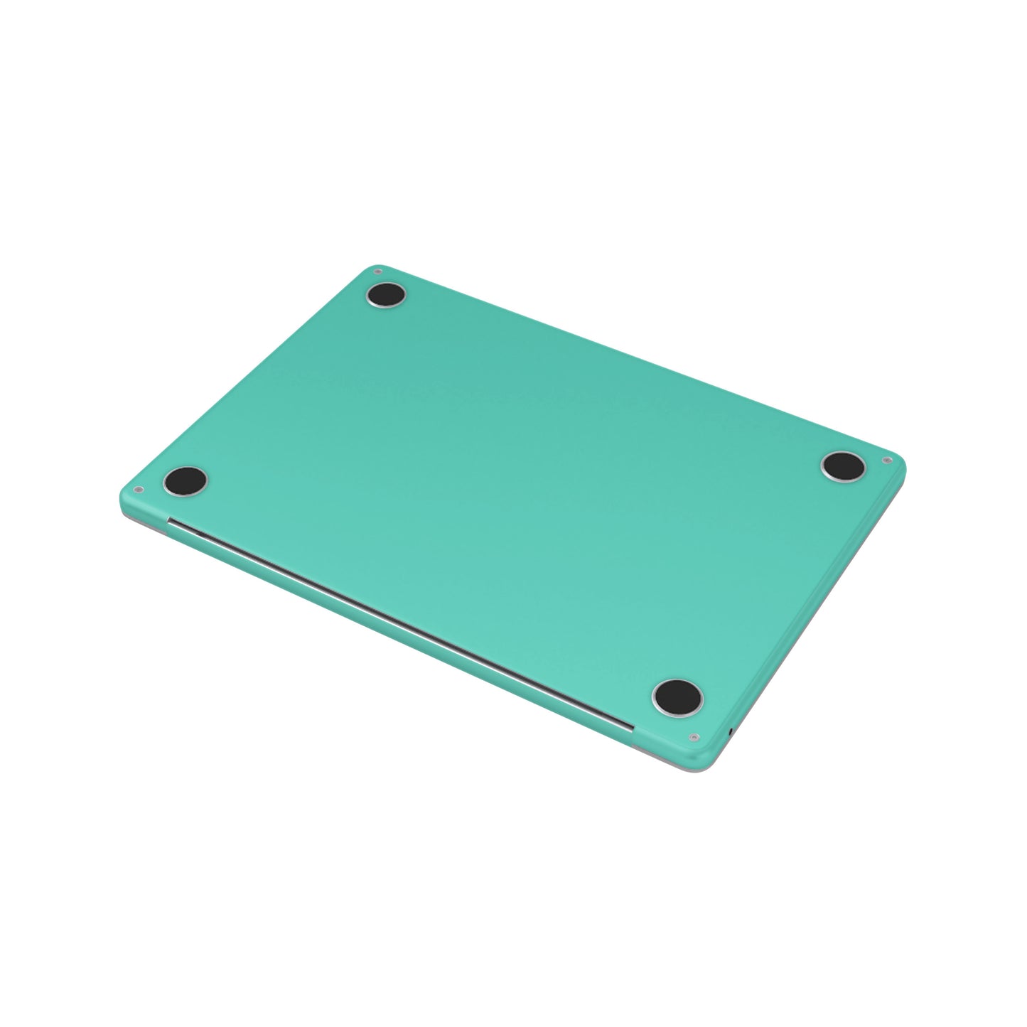 Folie de protectie MacBook Air 13.6" M3 (2024), eSkins Unique, Skin Mat Verde Menta