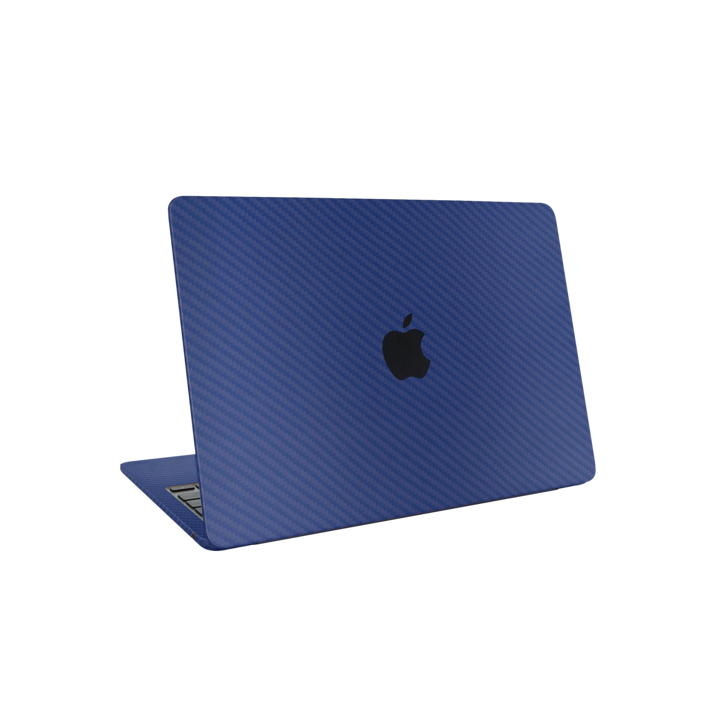 Folie de protectie MacBook Air 13" M4 (2025), eSkins Elegans, Skin Carbon Albastru