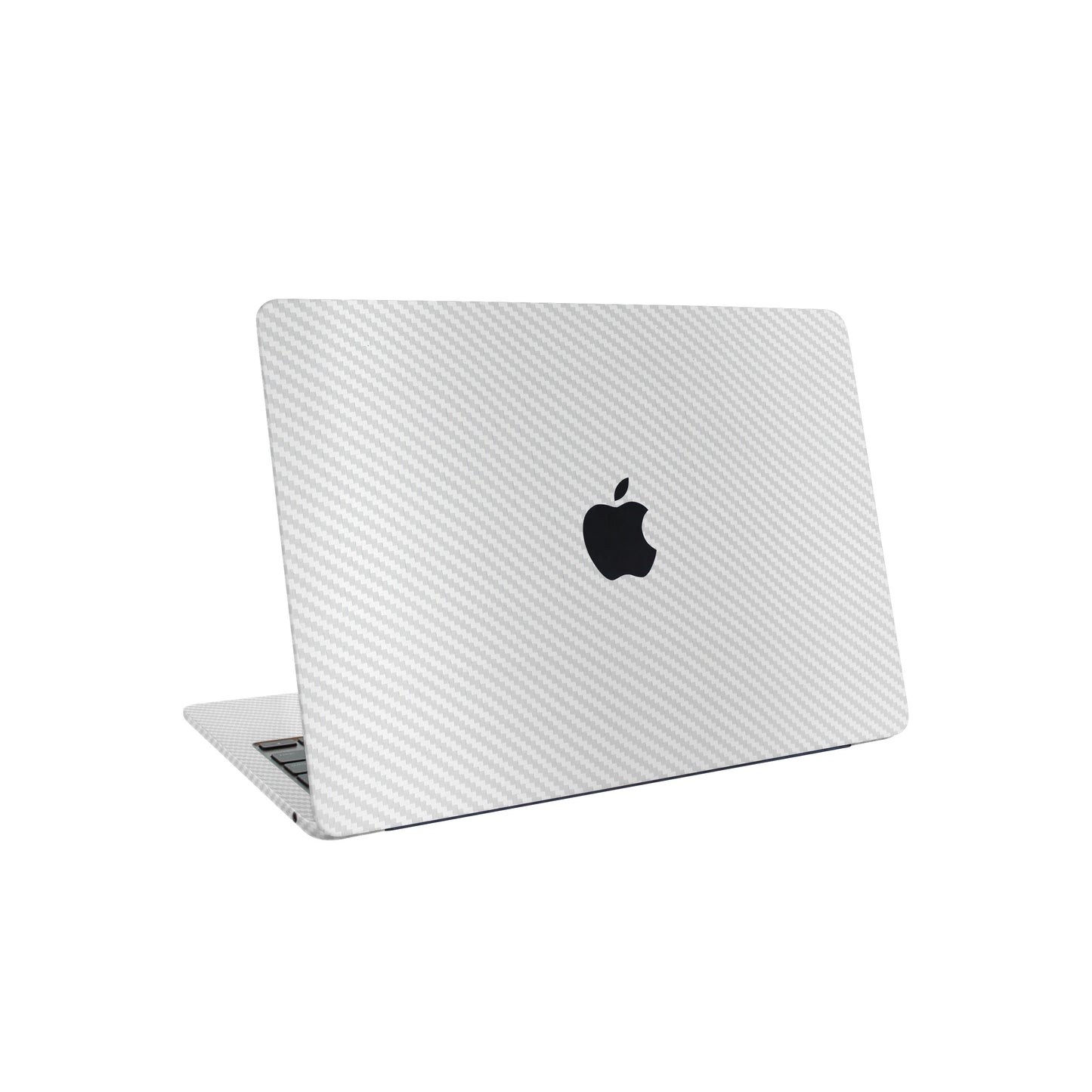 Folie de protectie MacBook Air 13" M4 (2025), eSkins Elegans, Skin Carbon Alb
