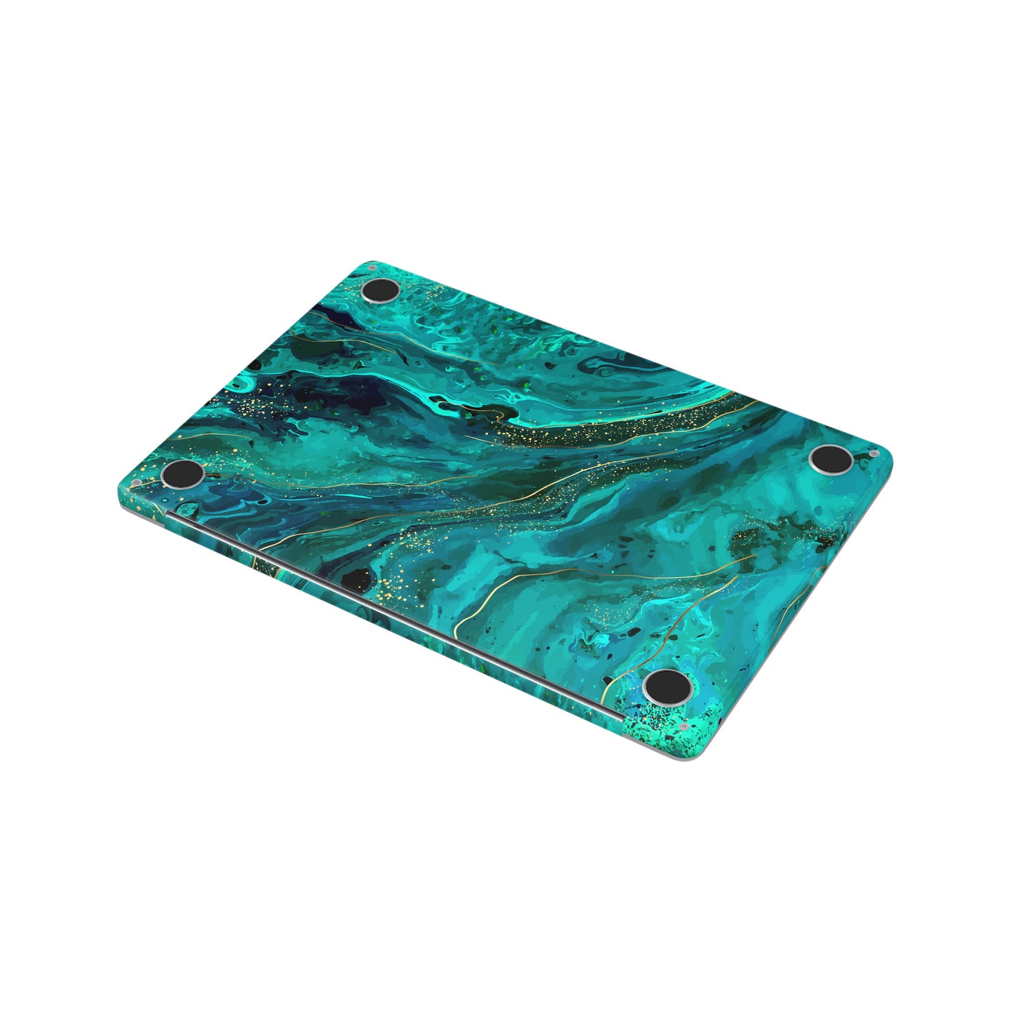 Folie de protectie MacBook Air 13" M4 (2025), eSkins Signature, Skin Celestial Lagoon