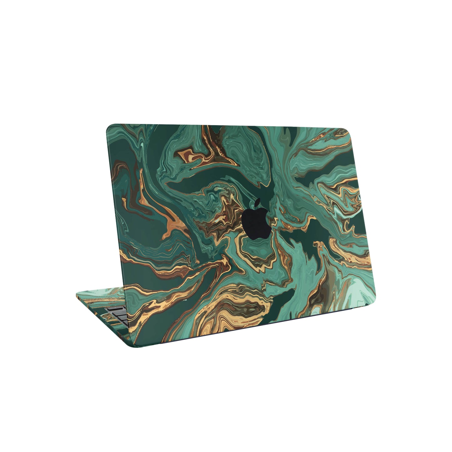 Folie de protectie MacBook Air 13" M4 (2025), eSkins Signature, Skin Emerald Flow