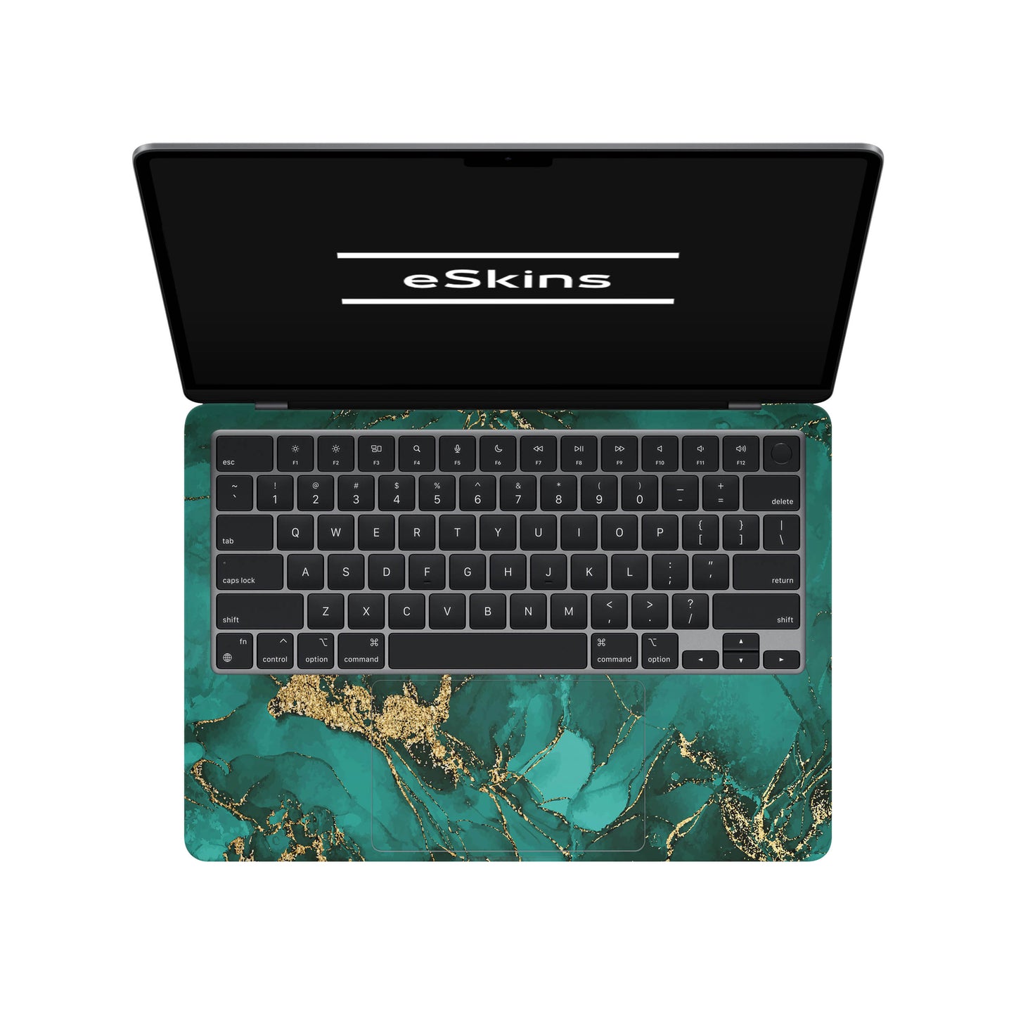 Folie de protectie MacBook Air 13" M4 (2025), eSkins Signature, Ethereal Green