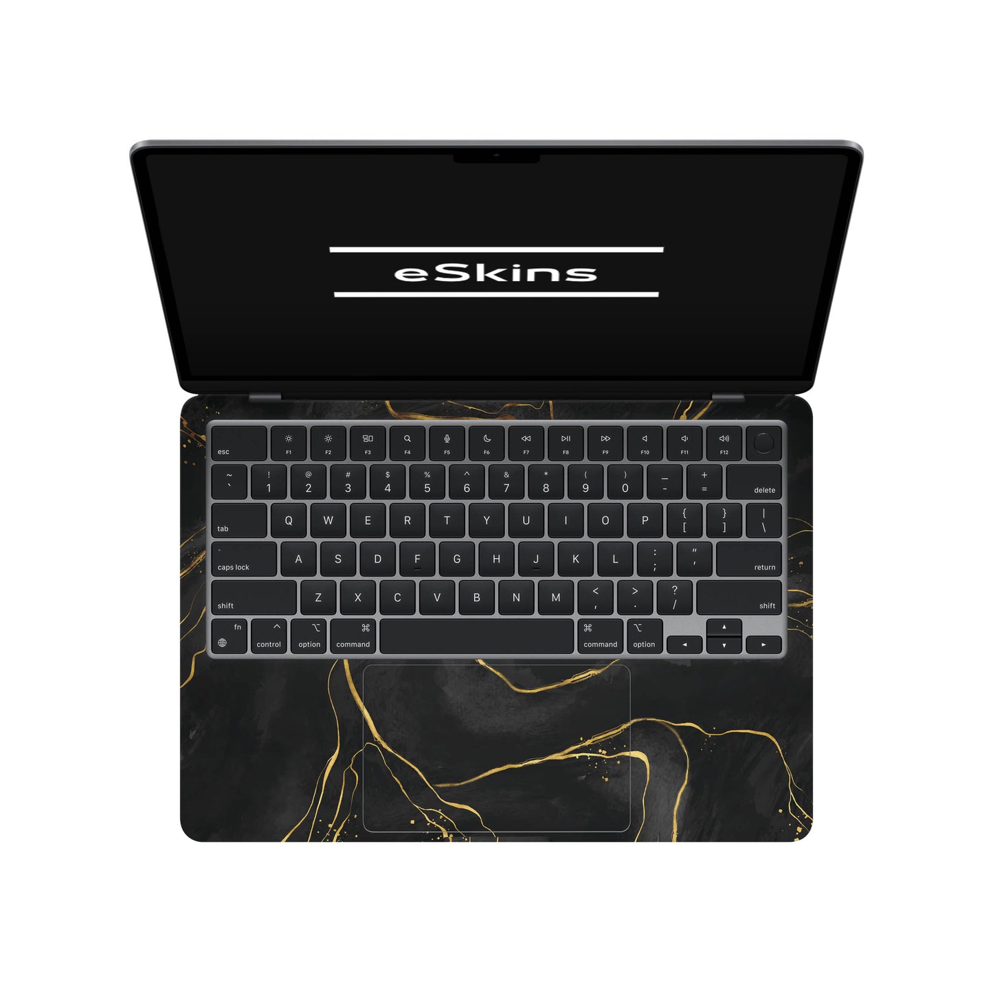 Folie de protectie MacBook Air 13" M4 (2025), eSkins Signature, Skin Golden Onyx
