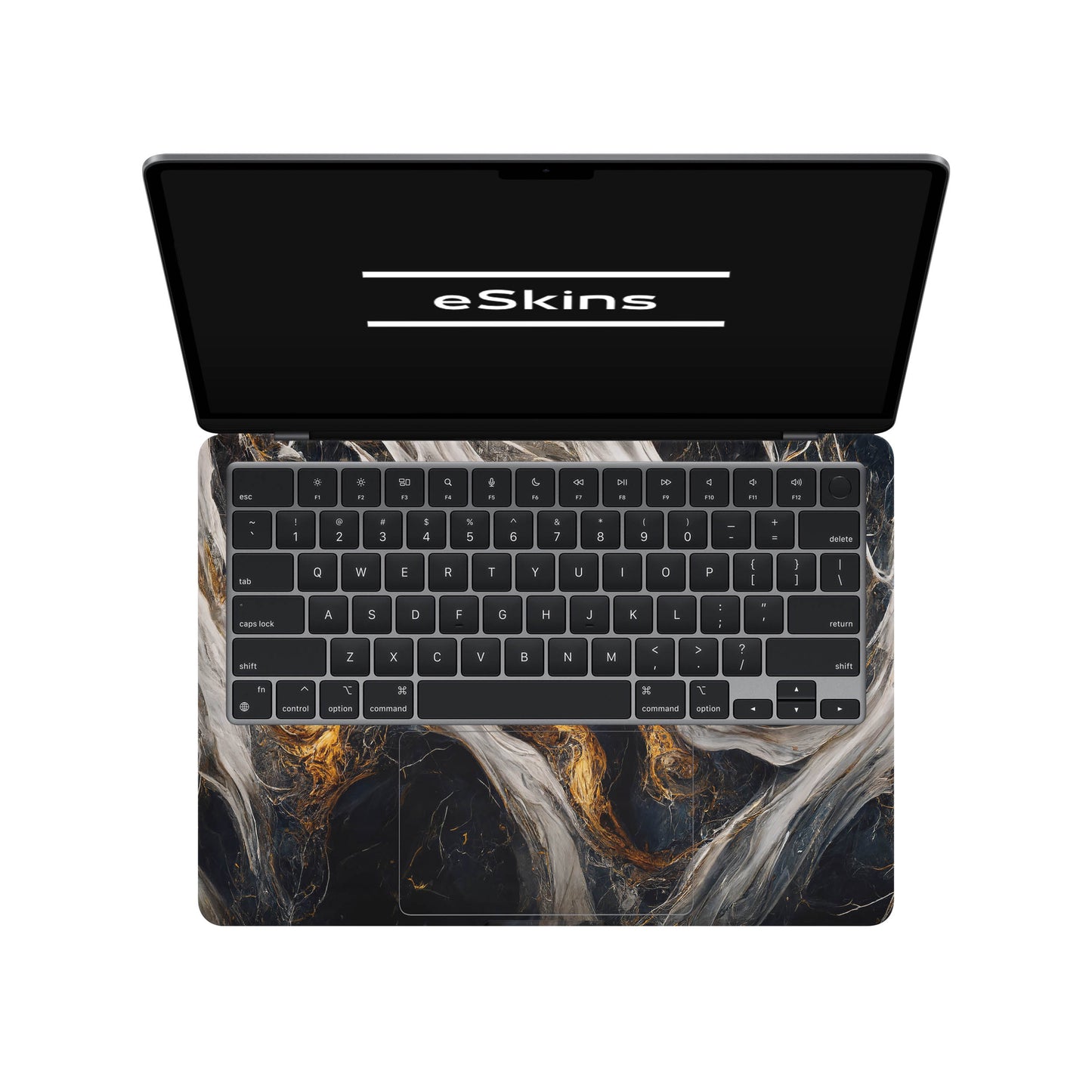 Folie de protectie MacBook Air 13" M4 (2025), eSkins Signature, Skin Luxe Nebula