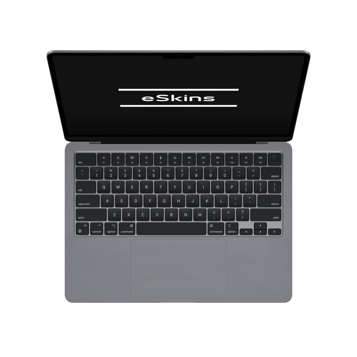 Folie de protectie MacBook Air 13" M4 (2025), eSkins Unique, Skin Mat Gri