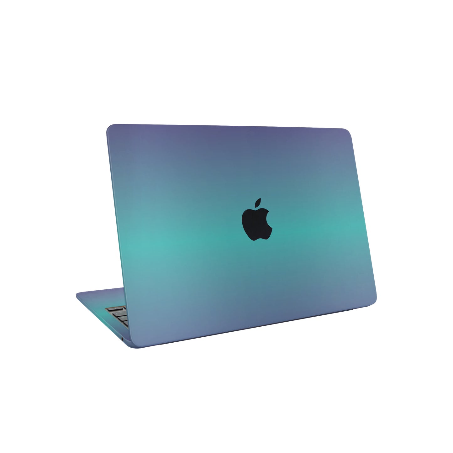 Folie de protectie MacBook Air 13" M4 (2025), eSkins Unique, Skin Cameleon Turcoaz-Lavanda