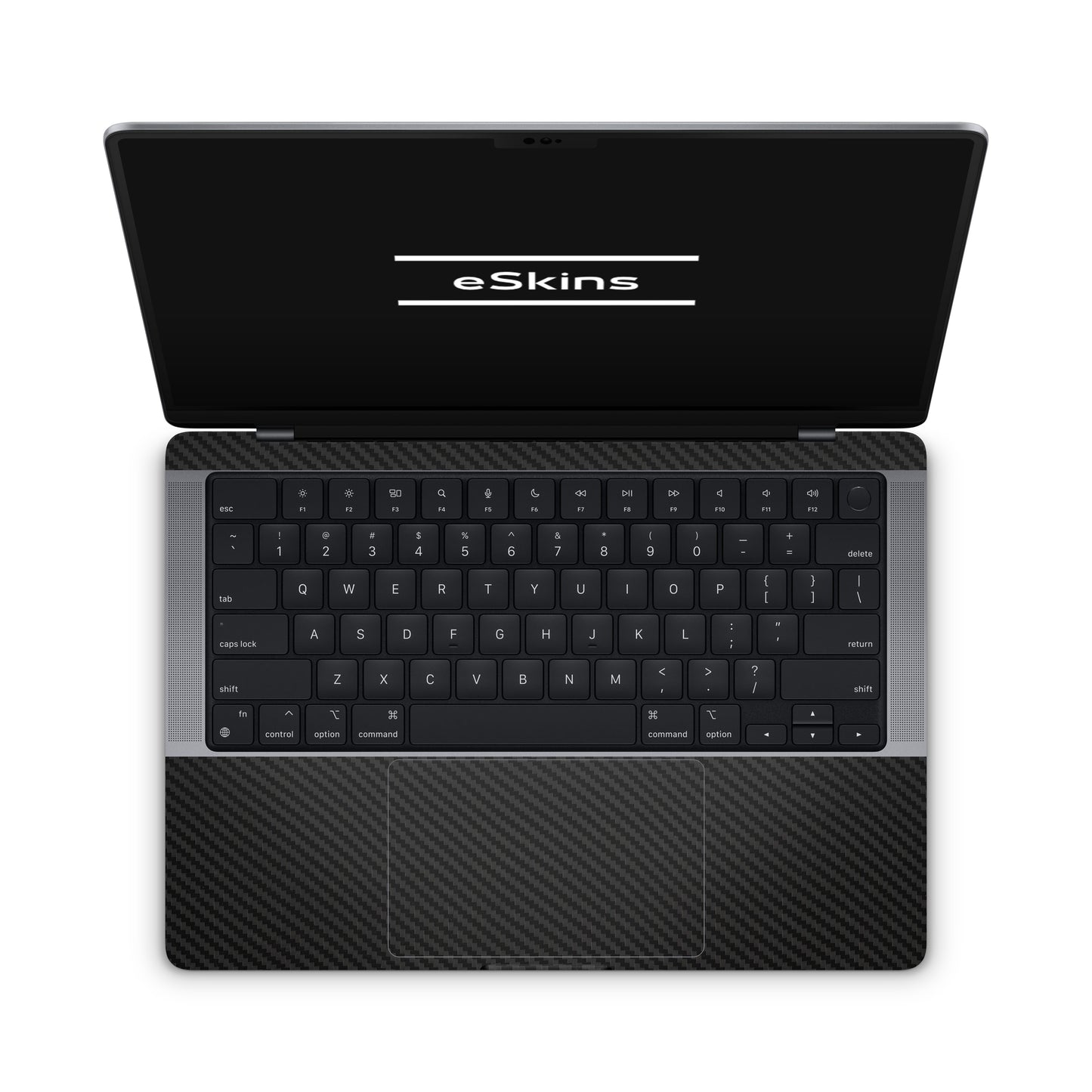 Skin MacBook Air 13" M1 (2020), Carbon 3D Black