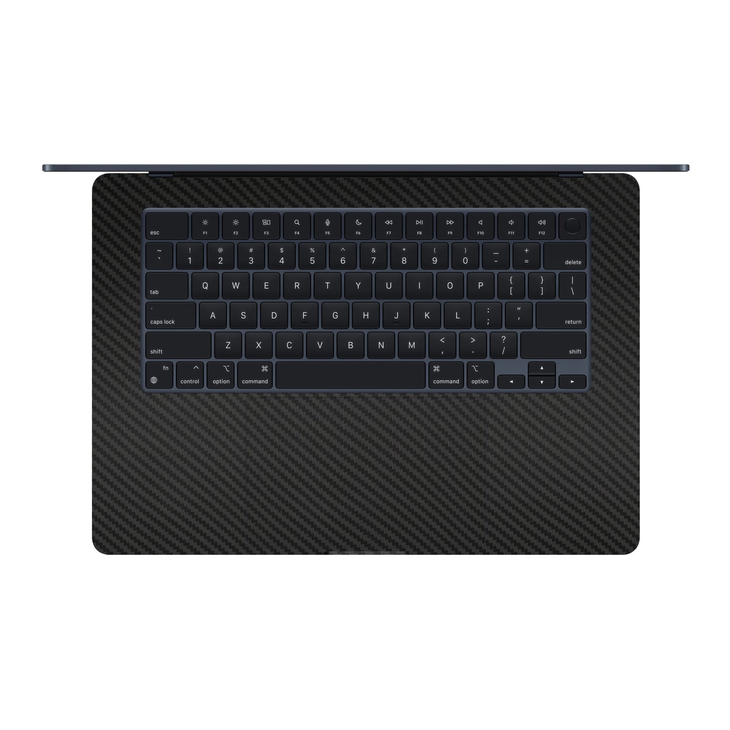 Skin MacBook Air 15" M2 (2023), Carbon 3D Black