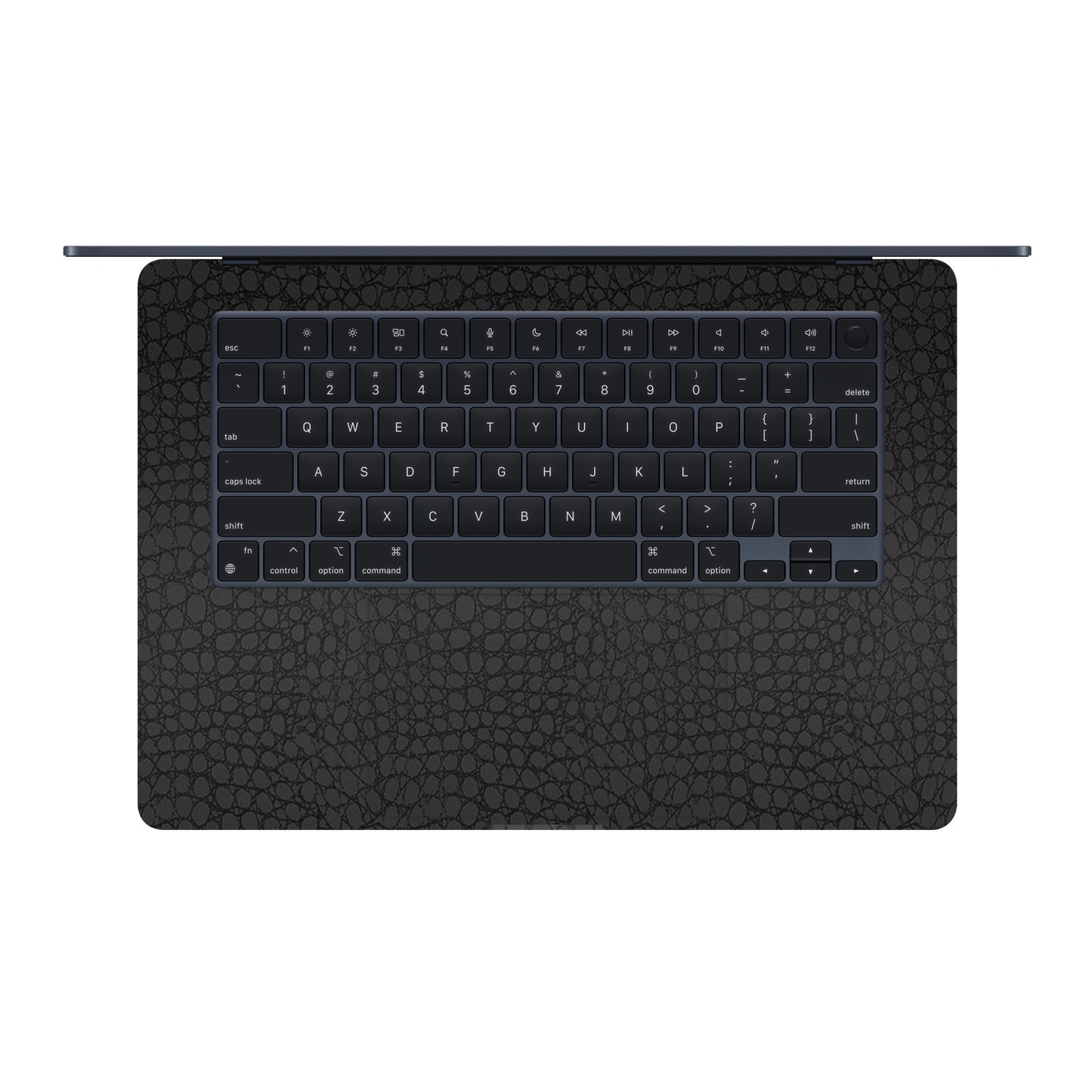 Folie de protectie MacBook Air 15" M2 (2023), eSkins Elegans, Skin Croco Negru