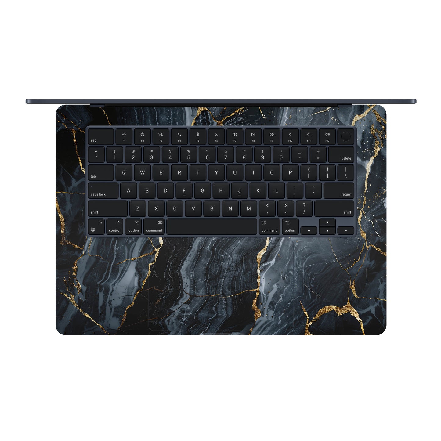 Folie de protectie MacBook Air 15" M2 (2023), eSkins Signature, Skin Gilded Abyss