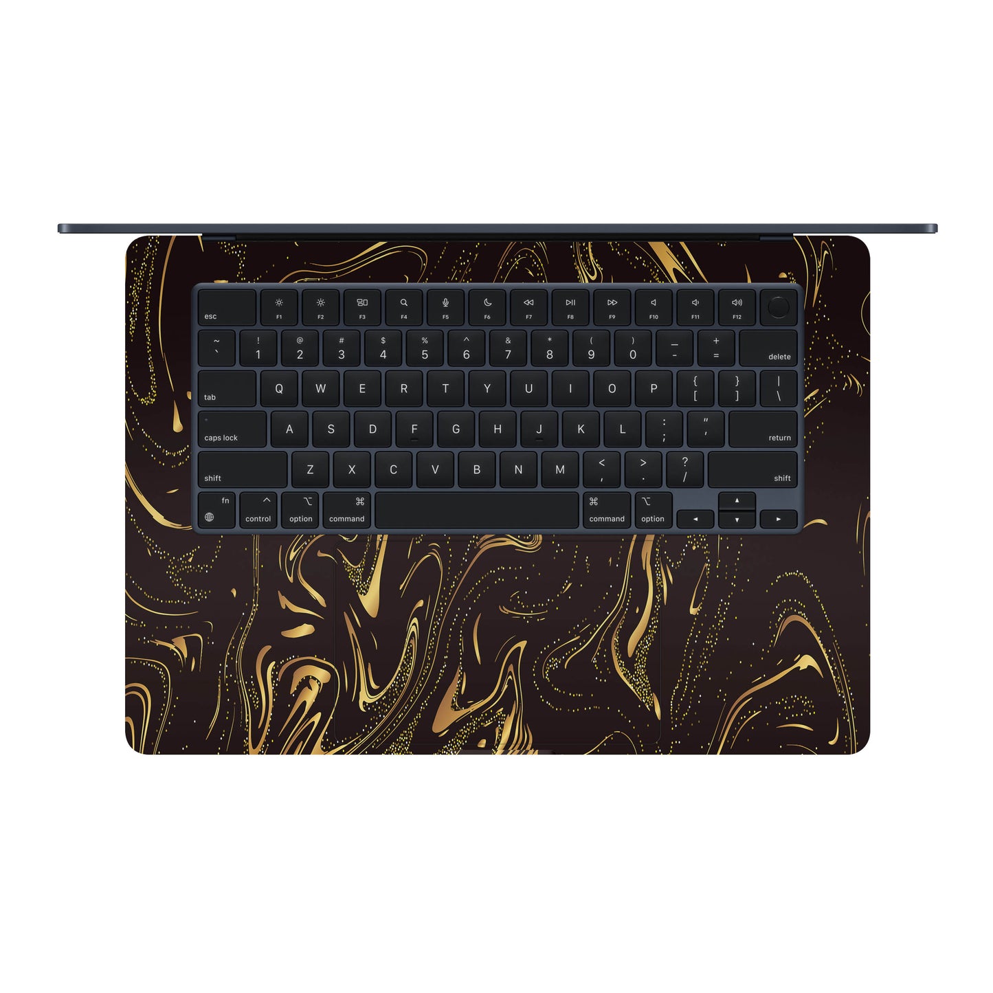 Folie de protectie MacBook Air 15" M2 (2023), eSkins Signature, Golden Noir